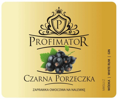 Bezalkoholowy koncentrat porzeczkowy PROFIMATOR 300 ml – intensywny smak do nalewek i drinków