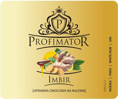 Bezalkoholowy koncentrat imbir-cytryna-miód 300ml – PROFIMATOR do nalewek i drinków