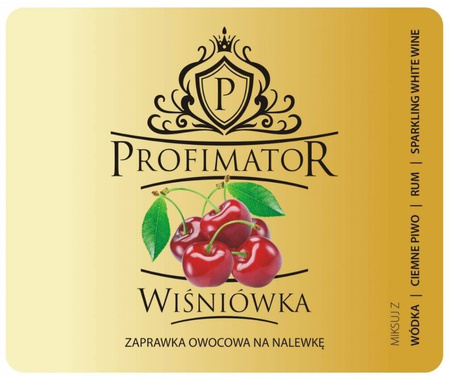 Bezalkoholowy koncentrat wiśniowy PROFIMATOR 300 ml – naturalna baza do nalewek i drinków
