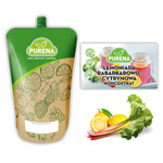 Lemoniada Rabarbar-Cytryna Koncentrat 1 kg – 47% soków, bez konserwantów, na 6 L