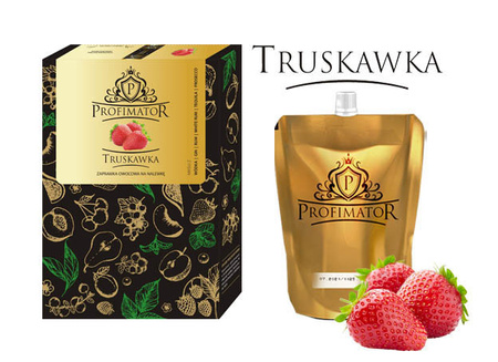 Profimator Truskawka 300 ml – baza do drinków i nalewek o intensywnym smaku owoców lata