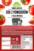 Sok pomidorowy 100% NFC z solą morską – tłoczony na zimno, 3L