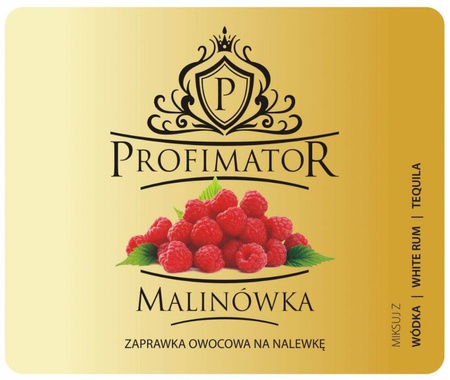 Koncentrat malinowy bez alkoholu PROFIMATOR 300ml – esencja lata w każdej kropli