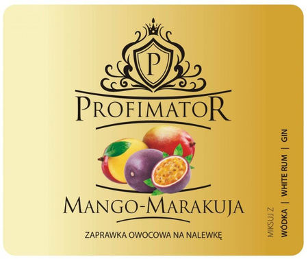Egzotyczny koncentrat MANGO-MARAKUJA 300ml – baza do letnich drinków