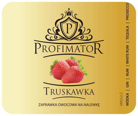 Profimator Truskawka 300 ml – baza do drinków i nalewek o intensywnym smaku owoców lata