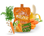 Chrupaczka Marchew-Banan ze Słonecznikiem 180g – 100% owoców, bez cukru, zdrowa przekąska