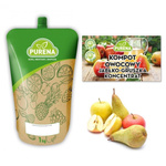 Kompot jabłko-gruszka Purena – koncentrat 1 kg na 6 l