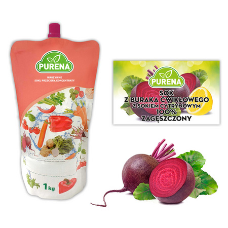 Sok z buraka 100% zagęszczony Purena – 1kg na 4L
