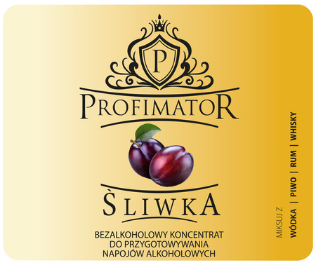 Koncentrat ŚLIWKA 300ml – owocowa baza bez alkoholu do nalewek i zimowych drinków